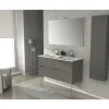 Baden Haus Möbelwaschtisch Doppelwaschtisch Tessin 121 x 47 cm weiß glänzend 50135