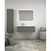 Baden Haus Waschtischunterschrank Avril BxHxT 100 x 30 x 45 cm talpa-grau matt montiert