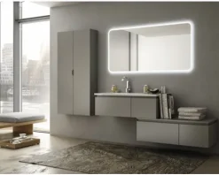 Baden Haus Waschtischunterschrank Avril BxHxT 100 x 30 x 45 cm talpa-grau matt montiert