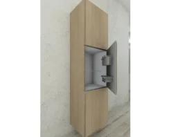 Baden Haus Hochschrank Eden BxHxT 45 x 170 x 38 cm Tabak Eiche fertig montiert