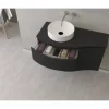 Baden Haus Unterschrank Vague BxHxT 34 x 55 x 42 cm Frontfarbe graphit matt rechts 55086