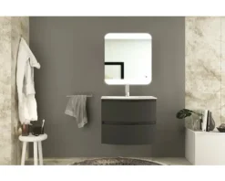 Baden Haus WaschtischBaden Haus Unterschrank Vague BxHxT 69 x 55 x 52 cm Frontfarbe graphit matt 55085