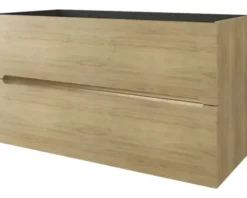 Baden Haus Waschtischunterschrank Kim BxHxT 100 x 55 x 45,6 cm Frontfarbe tabacco holzdekor matt 55987