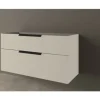 Baden Haus Waschtischunterschrank Urban BxHxT 120 x 62 x 46 cm Frontfarbe gebürstet weiß matt