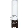 Badeofen drucklos komplett 7,5 kW mit Mischbatterie Oberofen 100 l weiß Unterofen braun