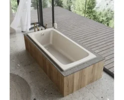 Badewanne KALDEWEI CAYONO STAR 753 70 x 150 cm mit Griffbohrungen warm beige 20 matt 275300010661
