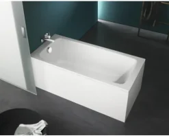 Badewanne KALDEWEI CAYONO STAR Invisible Grip 757 80 x 180 cm mit Griffbohrungen alpinweiß glänzend vollflächige Antirutschbeschichtung 275700011001