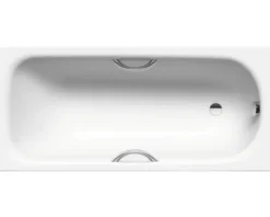 Badewanne KALDEWEI SANIFORM PLUS STAR 330 70 x 140 cm mit Griffbohrungen alpinweiß glänzend 133000010001