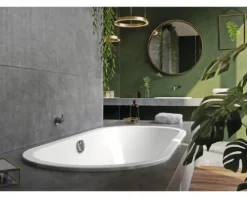 Badewanne KALDEWEI VAIO DUO OVAL 951 80 x 180 cm alpinweiß glänzend 233100010001