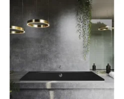 Badewanne KALDEWEI VAIO DUO 950 80 x 180 cm schwarz glänzend 233000010701