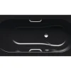Badewanne KALDEWEI VAIO SET STAR 955 75 x 170 cm mit Griffbohrungen schwarz glänzend 233500010701