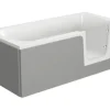 Badewanne mit Tür rechts SCHULTE Q1 75 x 170 cm alpinweiß glänzend mit befliesbarer Front- und Seitenverkleidung D80082R4