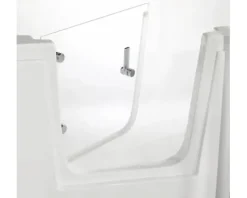 Badewanne mit Tür SCHULTE Q1 Tür links 180 x 80 cm alpinweiß mit befliesbarer Front- und Seitenverkleidung D80093L4