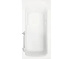 Badewanne mit Tür SCHULTE Q1 Tür rechts 150 x 75 cm mit befliesbarer Front- und Seitenverkleidung alpinweiß D80054R4