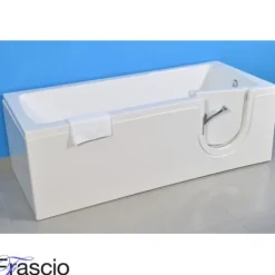 Badewanne mit Tür und Sitz Modell 17 Größe 170x70 cm Linke Version - FRASCIO