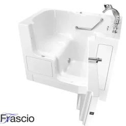 Badewanne mit Tür und Sitz Modell 3052 Größe 135x75 cm Rechte Ausführung