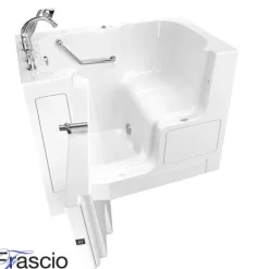 Badewanne mit Tür und Sitz Modell 3052 Größe 135x75 cm Linke Ausführung