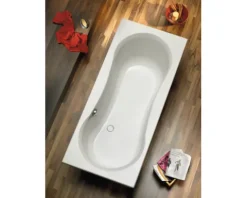 Badewanne OTTOFOND Saipan 80 x 180 cm weiß glänzend glatt 861301