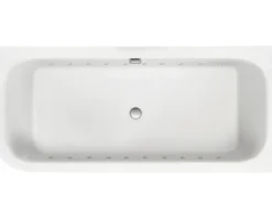 badewanne OTTOFOND Spirit 80 x 180 cm linke Ecke abgerundet mit Beleuchtung weiß glänzend 71261