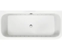 Badewanne OTTOFOND Spirit 80 x 180 cm rechte Ecke abgerundet mit Beleuchtung weiß glänzend 71260