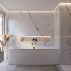 Badewanne Schulte Onda 190x90 cm Komplettset mit Fußgestell und Ab- und Überlaufgarnitur