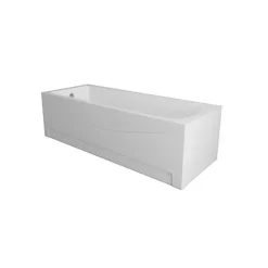 Badewanne 190x70 cm aus hochwertigem Sanitäracryl mit Füßen und Schürze 70x190 Minerva