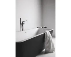 Badewanne Ideal Standard Dea 75 x 170 cm schwarz weiß matt K8720V3