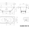 Badewanne KALDEWEI CLASSIC DUO Antislip 103 70 x 160 cm alpinweiß antirutschbeschichtung glänzend 290330000001
