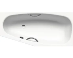 Badewanne KALDEWEI Mini Star 833 75 x 157 cm mit Griffbohrungen alpinweiß glänzend 224900010001
