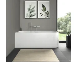 Badewanne mit Rundung DURAVIT Happy D,2 80 x 180 cm weiß glatt 700316000000000