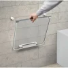 Badewannen Set OTTOFOND Free-Gate 80 x 180 cm linke Ecke abgerundet weiß glänzend mit Ab- und Überlaufgarnitur mit Wassereinlauf 703916
