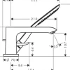 Badewannenarmaturen-Set hansgrohe1110 Metris 31190000