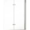 Badewannenaufsatz 2-teilig SCHULTE Komfort 900 x 1400 mm Klarglas Profilfarbe chrom D3397 41 50 22