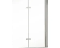 Badewannenaufsatz 2-teilig SCHULTE Komfort 900 x 1400 mm Klarglas Profilfarbe chrom D3397 41 50 22