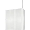 Badewannenaufsatz 3-teilig mit Seitenwand SCHULTE Komfort 128,8 x 140 cm Glasdekor Tropfen Profilfarbe weiß D1603-B 04 01 140