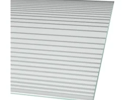 Badewannenaufsatz 2-teilig SCHULTE Komfort ExpressPlus 112 x 140 cm Glasdekor Querstreifen Profilfarbe weiß EP3396 04 72