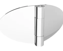 Badewannenaufsatz 3-teilig SCHULTE Komfort 125 x 140 cm Klarglas Profilfarbe aluminium D3354 01 50 1 140