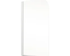 Badewannenaufsatz 1-teilig SCHULTE Komfort 80 x 140 cm Klarglas Profilfarbe weiß D1650 04 50 140