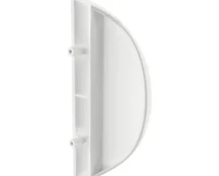Badewannenaufsatz 2 x 3-teilig SCHULTE Komfort 104 x 140 cm Glasdekor Tropfen Profilfarbe weiß D1700 04 01 140
