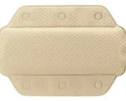 Badewanneneinlage Set Kleine Wolke Calypso 2-teilig beige 72 x 36 cm mit Nackenkissen