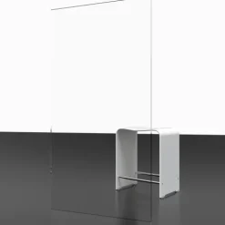 Badewannenfaltwand SCHULTE Komfort 2-teilig, mit Seitenwand, ohne Bohren, 89 x 121 cm, 3 mm ESG-Klarglas, Profil Schwarz, links/rechts montierbar