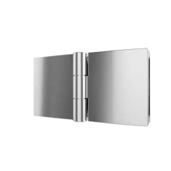 Badewannenfaltwand SCHULTE Komfort 2-teilig, 112, 5 x 142 cm, 5 mm ESG-Klarglas, Profil Chrom, links/rechts montierbar