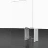 Badewannenfaltwand SCHULTE Komfort 1-teilig, 70 x 130 cm, 5 mm ESG-Klarglas, Profil Weiß, links/rechts montierbar