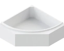 Badewannen Set OTTOFOND Samba 140 x 140 cm weiß glänzend 860021