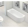 Badewanne OTTOFOND Afinar Corner 80 x 180 cm rechte Ecke abgerundet weiß glänzend 703944