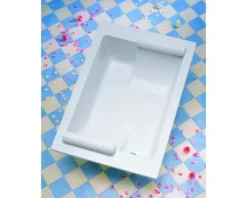 Badewanne OTTOFOND Batain 135 x 195 cm weiß glänzend glatt 922001