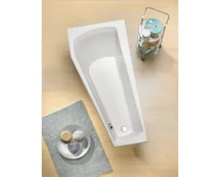 Badewanne OTTOFOND Como 75 x 160 cm weiß glänzend glatt 989001