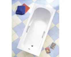 Badewanne OTTOFOND Izmir 80 x 170 cm weiß glänzend glatt 931001