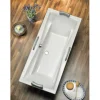 Badewanne OTTOFOND Lusaka Duo 80 x 180 cm weiß glänzend glatt 861201
