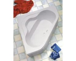 Badewanne OTTOFOND Luxor 140 x 140 cm weiß glänzend glatt 850001
